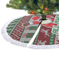 Black Santa Fist Christmas Africa Tree Skirt All Power to the People