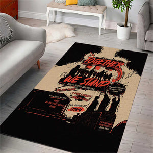 Together We Stand African American Area Rug Important Milestones History Vintage