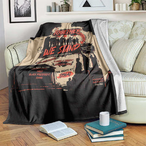 Together We Stand African American Blanket Important Milestones History Vintage