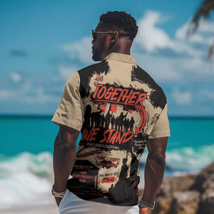 Together We Stand African American Hawaiian Shirt Important Milestones History Vintage