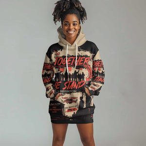 Together We Stand African American Hoodie Dress Important Milestones History Vintage