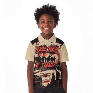 Together We Stand African American Kid Polo Shirt Important Milestones History Vintage