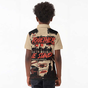 Together We Stand African American Kid Polo Shirt Important Milestones History Vintage