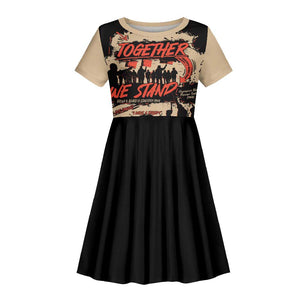 Together We Stand African American Kid Short Sleeve Dress Important Milestones History Vintage
