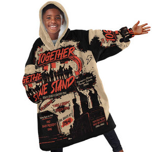Together We Stand African American Kid Wearable Blanket Hoodie Important Milestones History Vintage