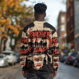 Together We Stand African American Long Sleeve Shirt Important Milestones History Vintage