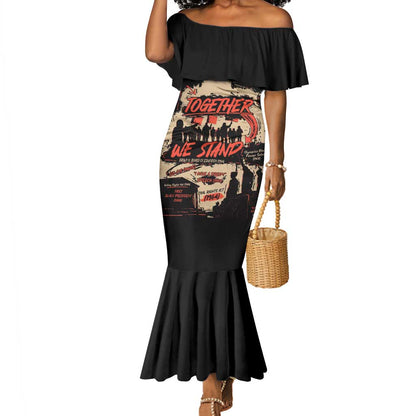Together We Stand African American Mermaid Dress Important Milestones History Vintage