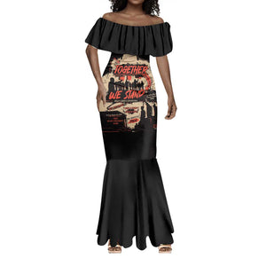 Together We Stand African American Mermaid Dress Important Milestones History Vintage