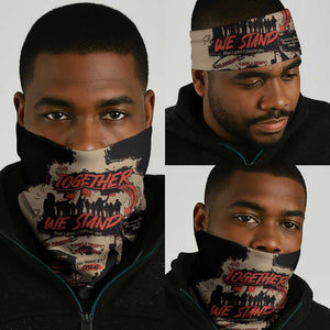 Together We Stand African American Neck Gaiter Important Milestones History Vintage DT03