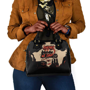 Together We Stand African American Shoulder Handbag Important Milestones History Vintage