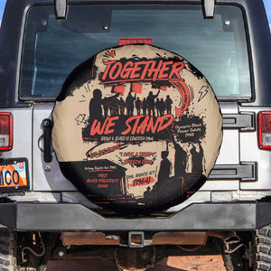 Together We Stand African American Spare Tire Cover Important Milestones History Vintage