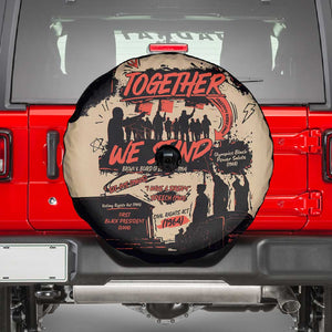 Together We Stand African American Spare Tire Cover Important Milestones History Vintage