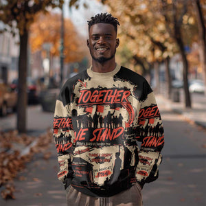Together We Stand African American Sweatshirt Important Milestones History Vintage