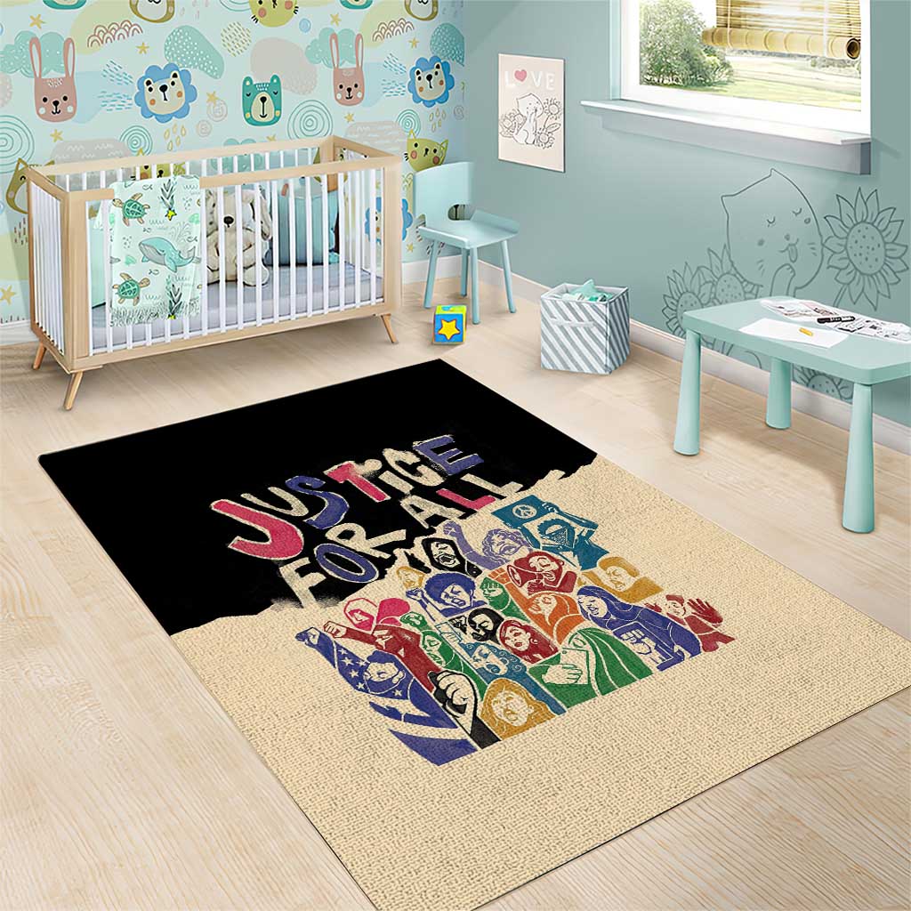 African Stand Firm Area Rug Justice For All