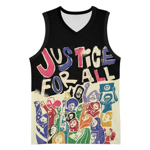 African Stand Firm Basketball Jersey Justice For All - African Pride