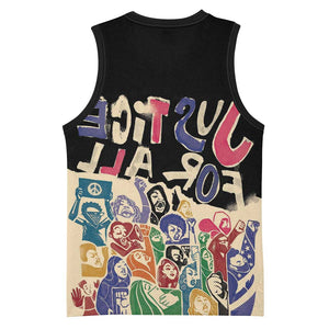 African Stand Firm Basketball Jersey Justice For All - African Pride
