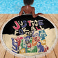 African Stand Firm Beach Blanket Justice For All