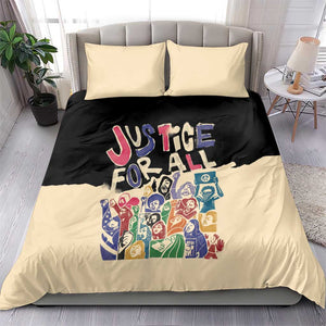 African Stand Firm Bedding Set Justice For All