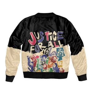 African Stand Firm Bomber Jacket Justice For All