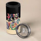 African Stand Firm 4 in 1 Can Cooler Tumbler Justice For All