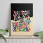 African Stand Firm Canvas Wall Art Justice For All