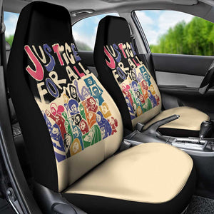 African Stand Firm Car Seat Cover Justice For All
