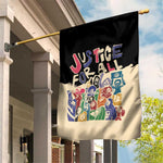 African Stand Firm Garden Flag Justice For All