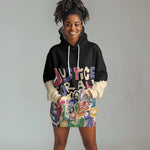 African Stand Firm Hoodie Dress Justice For All