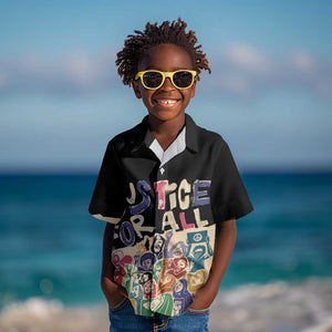 African Stand Firm Kid Hawaiian Shirt Justice For All