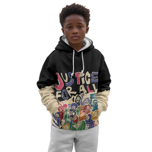 African Stand Firm Kid Hoodie Justice For All