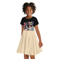 African Stand Firm Kid Short Sleeve Dress Justice For All