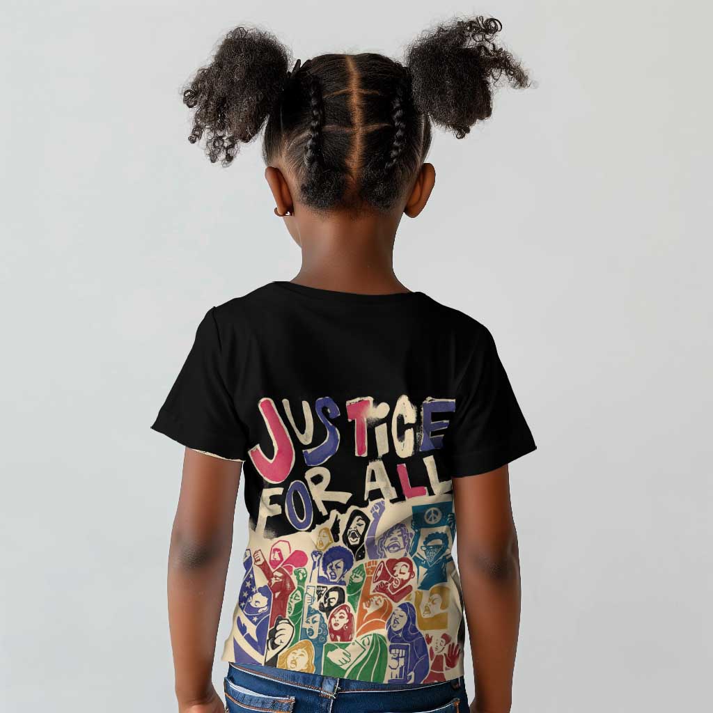 African Stand Firm Kid T shirt Justice For All