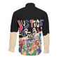 African Stand Firm Long Sleeve Button Shirt Justice For All
