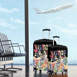 African Stand Firm Luggage Cover Justice For All