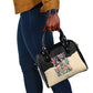 African Stand Firm Shoulder Handbag Justice For All