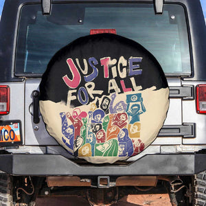 African Stand Firm Spare Tire Cover Justice For All