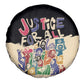 African Stand Firm Spare Tire Cover Justice For All