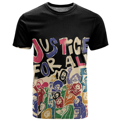 African Stand Firm T shirt Justice For All