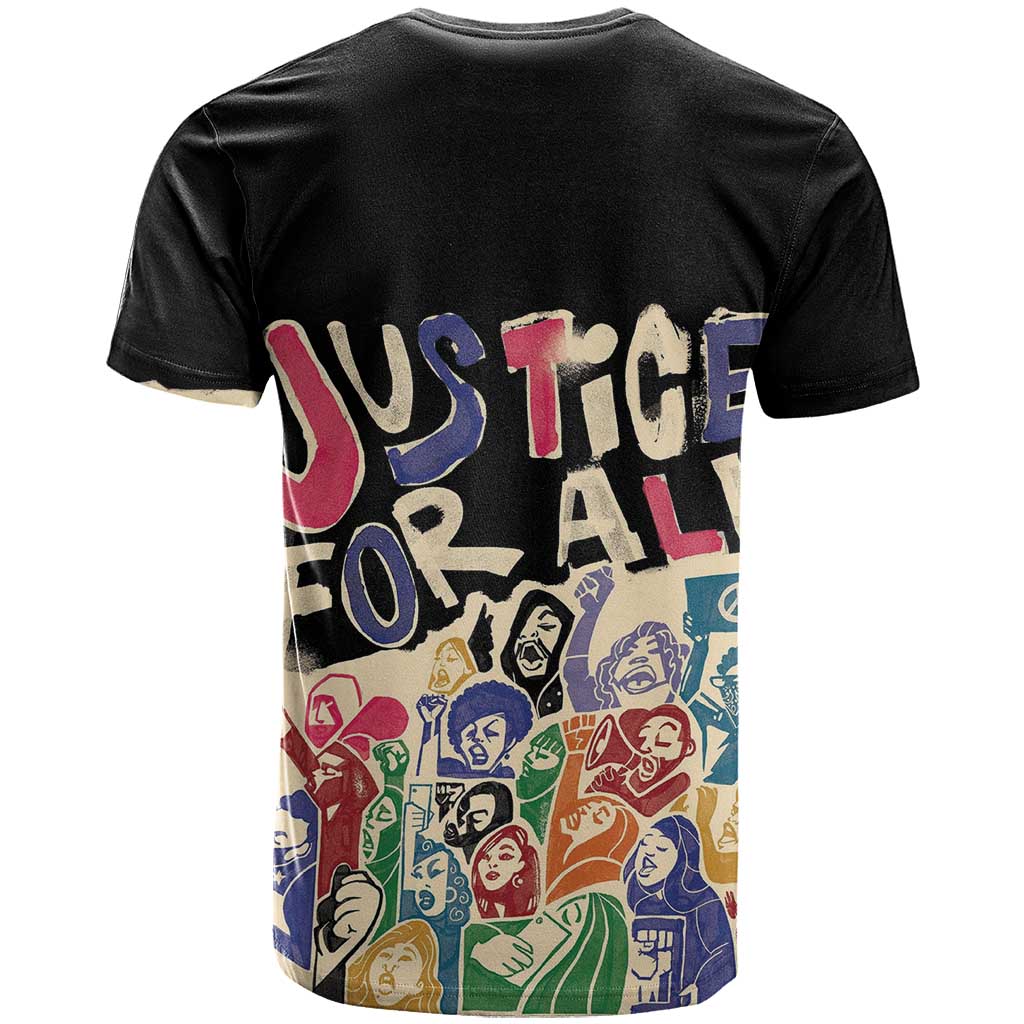African Stand Firm T shirt Justice For All