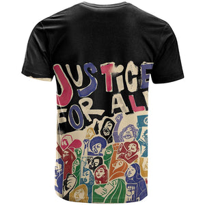 African Stand Firm T shirt Justice For All