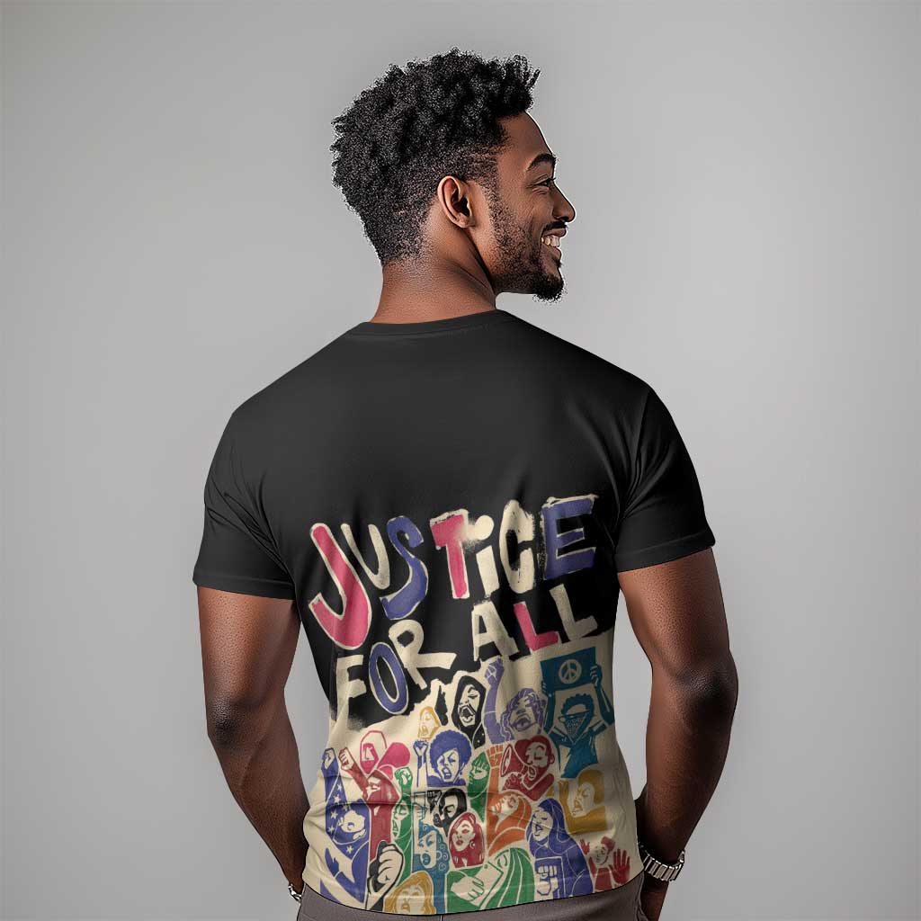 African Stand Firm T shirt Justice For All