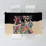 African Stand Firm Tablecloth Justice For All