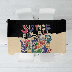 African Stand Firm Tablecloth Justice For All