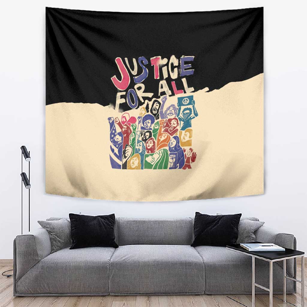 African Stand Firm Tapestry Justice For All