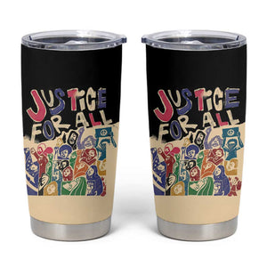 African Stand Firm Tumbler Cup Justice For All