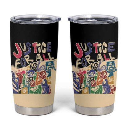 African Stand Firm Tumbler Cup Justice For All