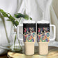African Stand Firm Tumbler With Handle Justice For All