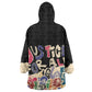 African Stand Firm Wearable Blanket Hoodie Justice For All