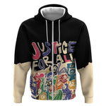 African Stand Firm Zip Hoodie Justice For All
