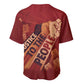 Justice To The People Africa Baseball Jersey Afro Raised Fist